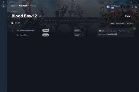 Blood Bowl 2 Cheats and Trainer for Steam .